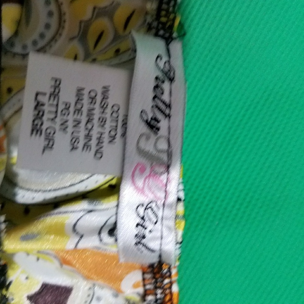 Handkerchief tunic. Black & yellow - Picture 3 of 3